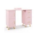 Manicure Table Nail Desk Nail Tech Station With Drawers
