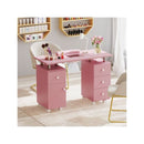 Manicure Table Nail Desk With Electric 3 Dust Bags