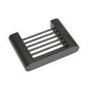 Fluid Stainless Steel Soap Basket Dish Matte Black
