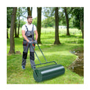 Metal Lawn Roller With U Shaped Handle For Ball Field Park Backyard