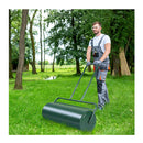 Metal Lawn Roller With U Shaped Handle For Ball Field Park Backyard