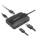 mbeat 4 Port 10Gbps Usb C Gen2 Hub 2 Usb A 2 Usb C Compact Portable