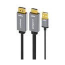 mbeat Tough Link Hdmi To Displayport Cable Usb Power 4K 60Hz 3840×2160