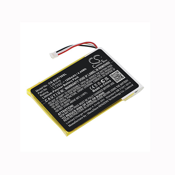 Cameron Sino Cs Sdr750Sl 1200Mah Battery For Sony Mdr Ds7500 Headset