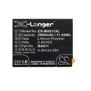 Cameron Sino Cs Mx611Xl 3000Mah Replacement Battery For Meizu M5 Phone