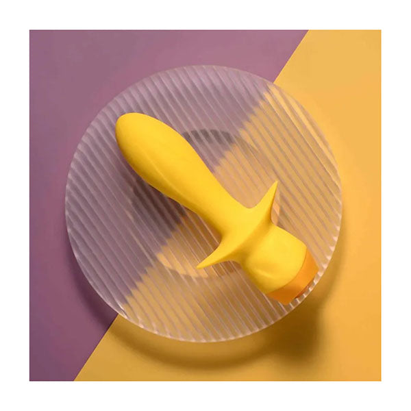 Selopa Mellow Yellow Yellow Usb Rechargeable Vibrating Anal Plug