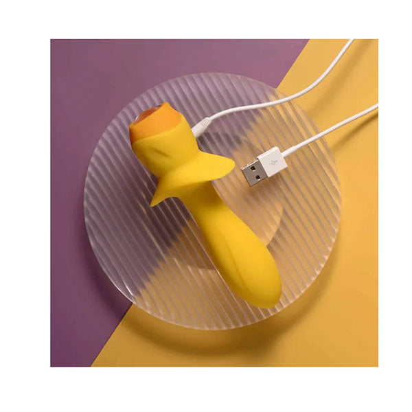Selopa Mellow Yellow Yellow Usb Rechargeable Vibrating Anal Plug