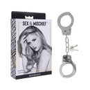 Sex And Mischief Metal Handcuffs Metal Restraints