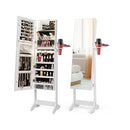 Freestanding Jewelry Cabinet Armoire Lockable Jewelry Organizer