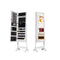 Jewelry Cabinet Freestanding With Full Length Mirror And 2 Drawers