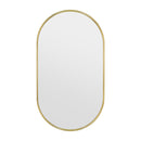 900X500Mm Bathroom Bedroom Mirror Oval Aluminium Frame Wall Mount