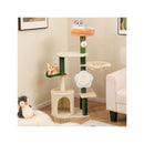 Modern Cute Flower Cat Tree Tower With Plush Top