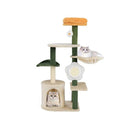 Modern Cute Flower Cat Tree Tower With Plush Top