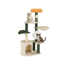 Modern Cute Flower Cat Tree Tower With Plush Top