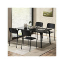Modern Dining Chairs Set Of 4 With Tilted Backrest