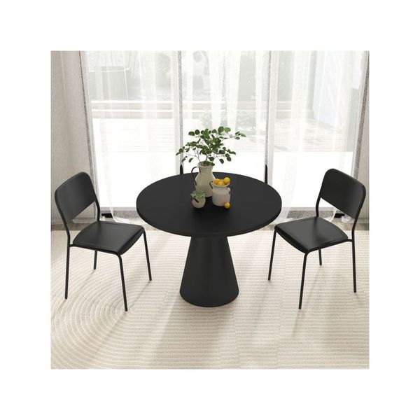 Modern Dining Chairs Set Of 4 With Tilted Backrest