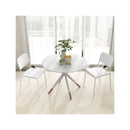 Modern Dining Chairs Set Of 4 With Tilted Backrest