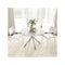 Modern Dining Chairs Set Of 4 With Tilted Backrest