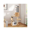 Modern Tall Cat Tower With Double Condos And Jumping Platforms