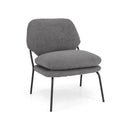 Modern Upholstered Accent Chair With Fabric Covering