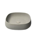 Solid Limestone Square Basin Matte Stone Finish Above Counter Top 440mm