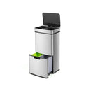 Motion Sensor Garbage Bin With Kitchen Waste Bin
