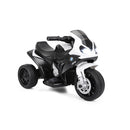 Kids Ride On Motorcycle With Training Wheels Head Light
