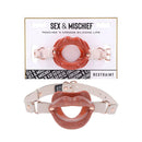 Sex And Mischief Peaches N Creame Silicone Lips Peach Mouth Restraint