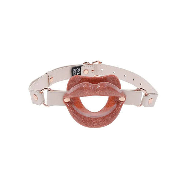 Sex And Mischief Peaches N Creame Silicone Lips Peach Mouth Restraint