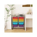 Movable 12 Drawer Storage Trolley With 2 Lockable