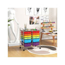Movable 12 Drawer Storage Trolley With 2 Lockable