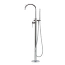 Symphony Floor Standing Bath Spout Mixer and Hand Shower Luxury Chrome