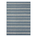 Navy Stripe Palm Beach Rug 155Cmx220Cm