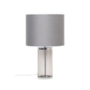 Nizio Grey Glass Table Lamp