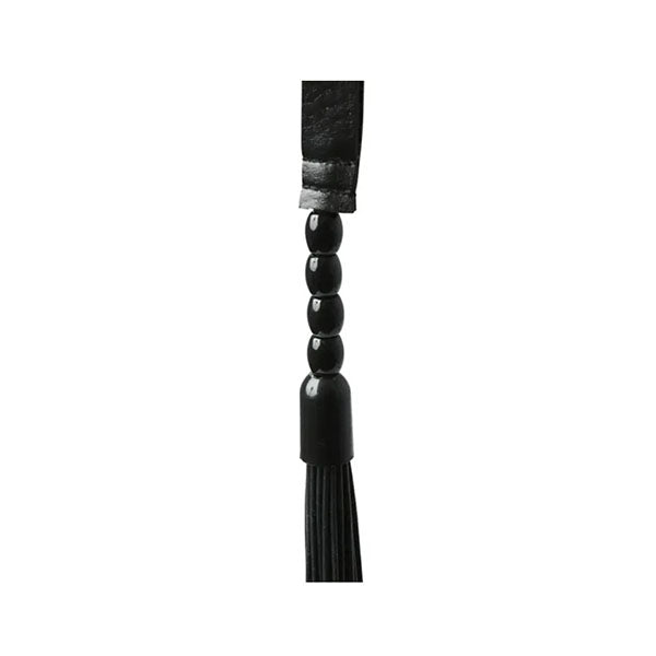 Sex And Mischief Noir Whip Black 40 Cm Rubber Whip