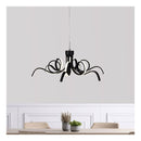 Noodle Twisted Loops Tricolour Led Pendant