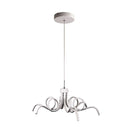 Noodle Twisted Loops Tricolour Led Pendant