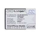Cameron Sino Cs Mum420Xl 3200Mah Battery For Xiaomi Note Mobile