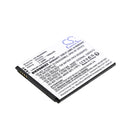 Cameron Sino Cs Nua600Sl 1900Mah Replacement Battery For Nuu A6L Phone
