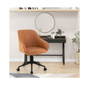 Home Office Desk Chair With 5 Rolling Wheels For Study Bedroom Office