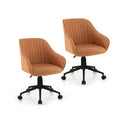 Home Office Desk Chair With 5 Rolling Wheels For Study Bedroom Office