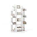 Tree Bookshelf With 13 Open Shelves For Living Room Study Office Brown