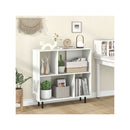 Open Shelf Bookcase With 4 Compartments