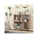 Open Shelf Bookcase With 4 Compartments
