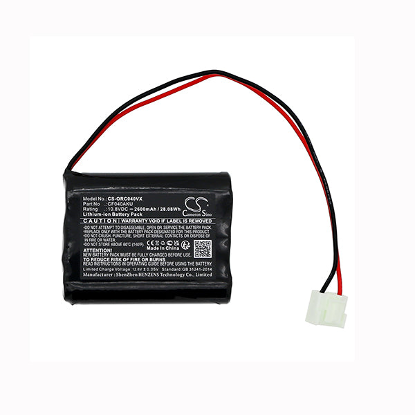 Cameron Sino Cs Orc040Vx 2600Mah Battery For Orca 040 Vacuum