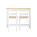 Bar Table Set Stools Chairs Kitchen Dining Breakfast Cafe Tables
