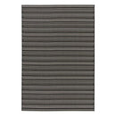 Outdoor Polypropylene Black And White Rug 80Cmx150Cm