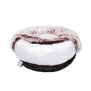 Pet Bed Cat Dog Donut Nest Calming Xxl Pink Xx Large