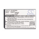 Cameron Sino Cs Lkp350Sl 1250Mah Replacement Battery For LG P350 Phone