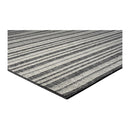 Stripe Anthracite Palm Beach Rug 155Cmx220Cm